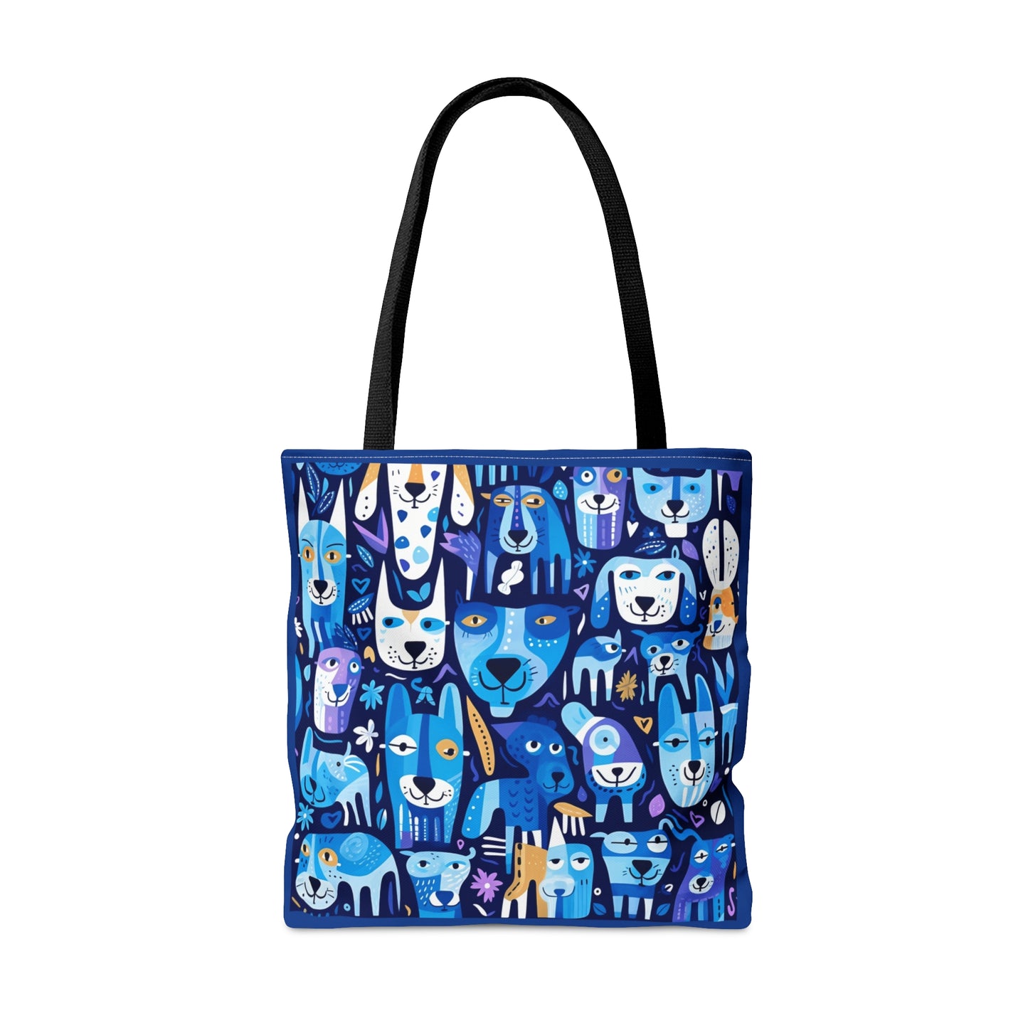 Icons | Blue Whimsical Dogs | Tote Bag - Pup Culture Designs