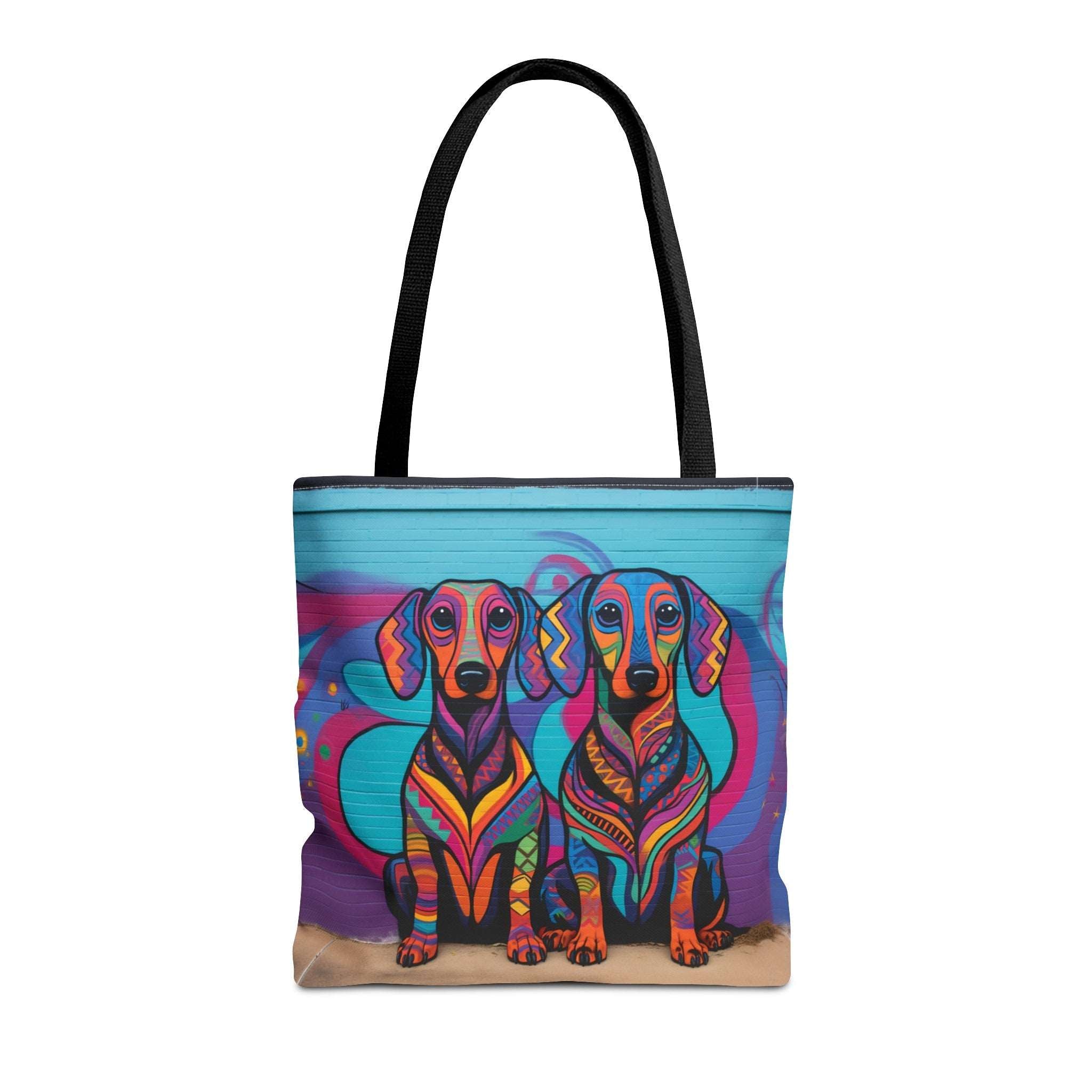 Dachshund Lover Original Dog Art Poly Tote - dachshund-lover-original-dog-art-poly-tote