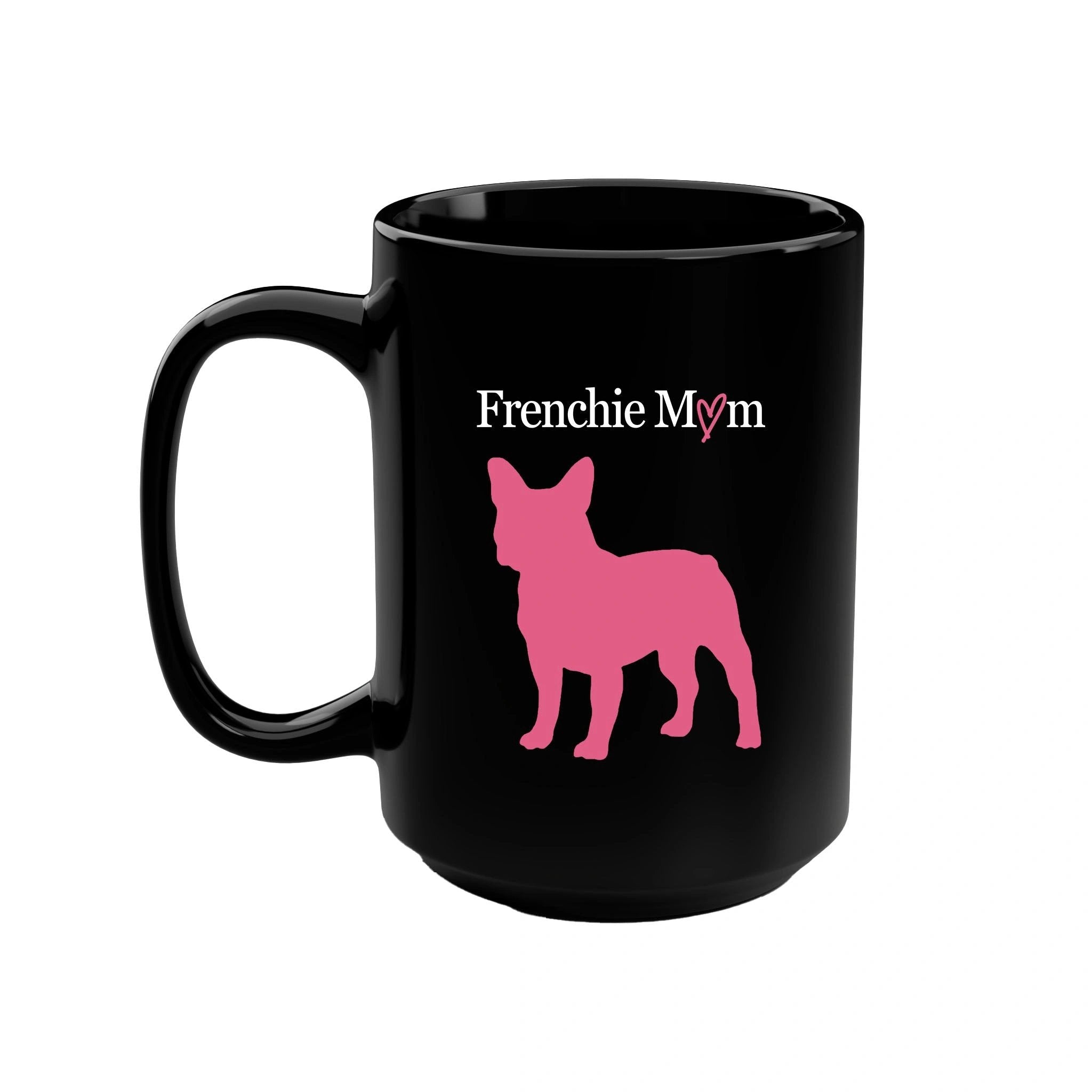 Custom Breed Mom Dog Silhouette Ceramic 15 Ounce Coffee Mug - custom-breed-mom-dog-silhouette-ceramic-15-ounce-coffee-mug