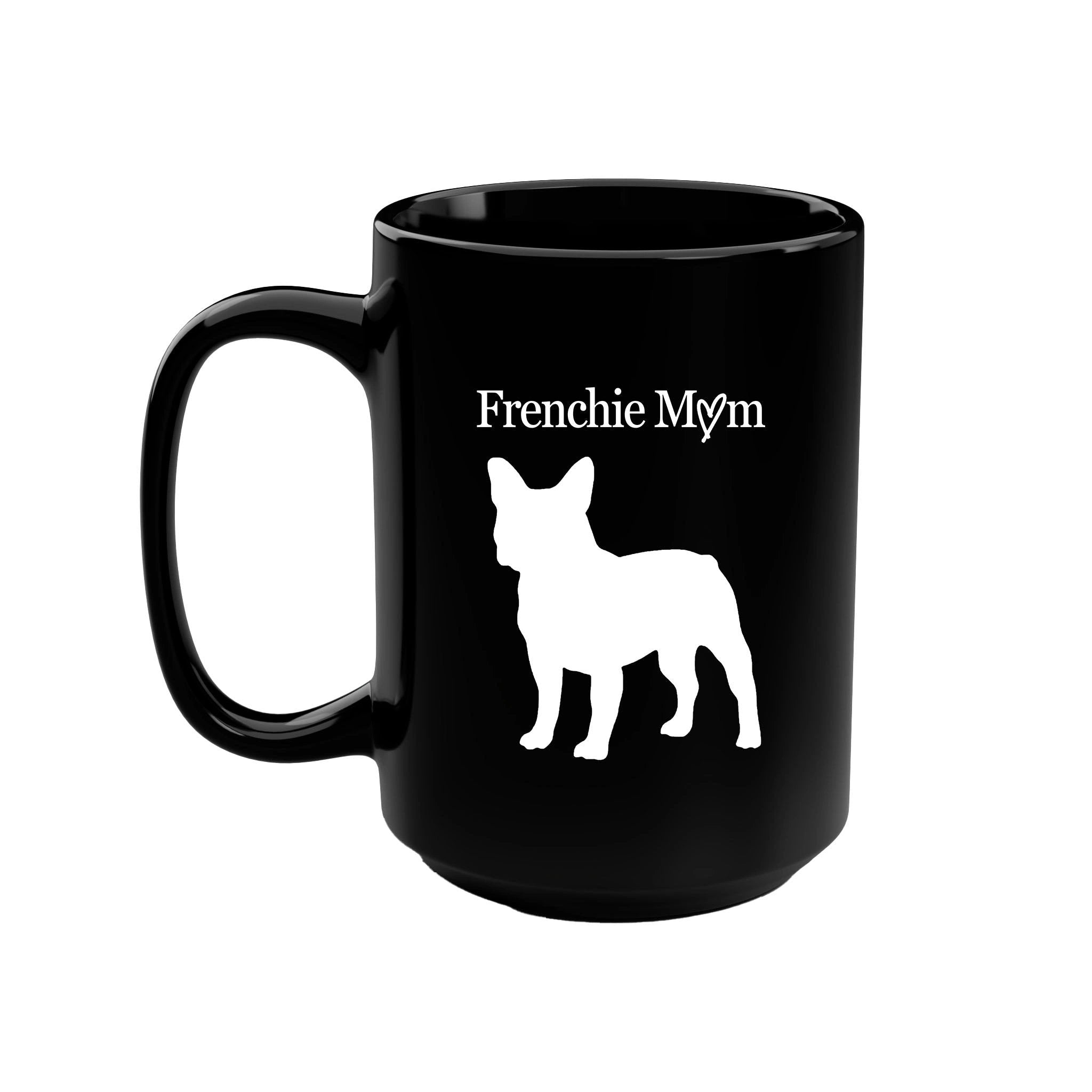 Custom Breed Mom Dog Silhouette Ceramic 15 Ounce Coffee Mug - custom-breed-mom-dog-silhouette-ceramic-15-ounce-coffee-mug