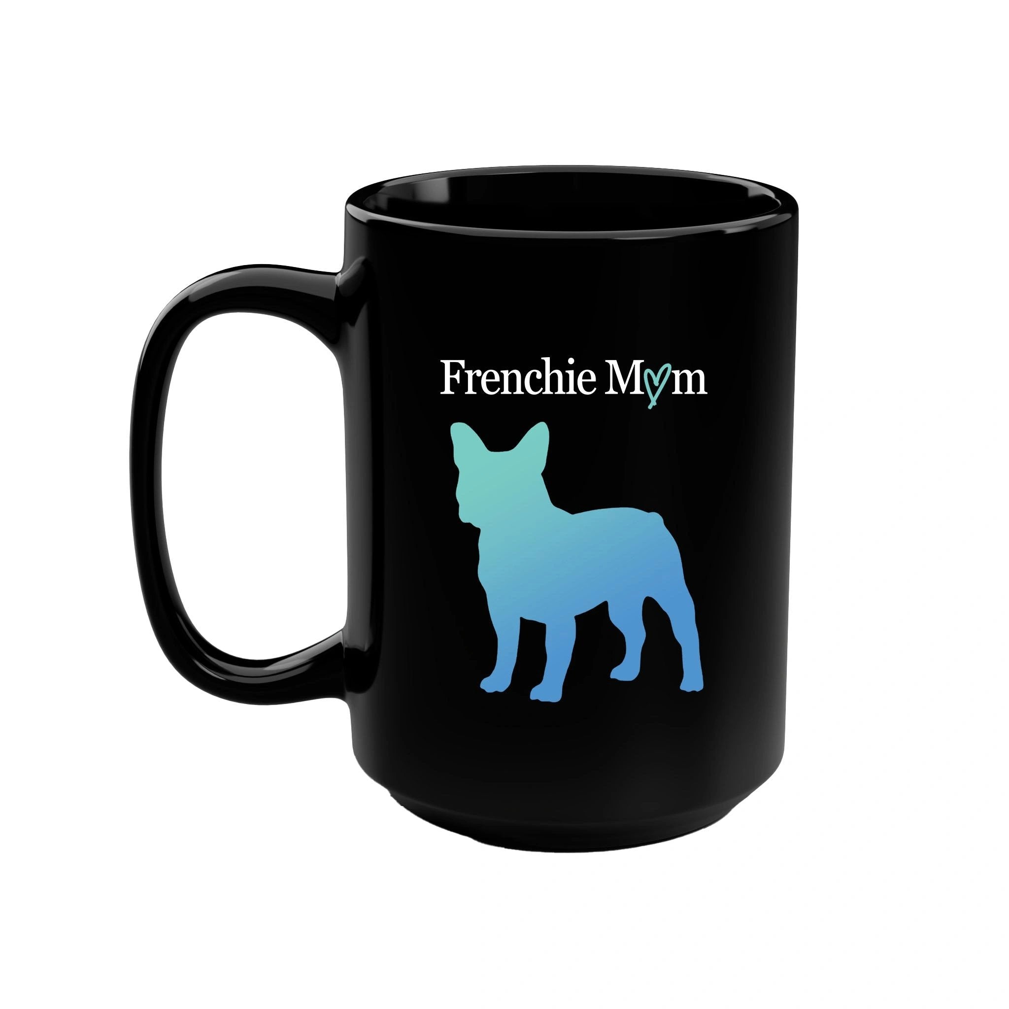 Custom Breed Mom Dog Silhouette Ceramic 15 Ounce Coffee Mug - custom-breed-mom-dog-silhouette-ceramic-15-ounce-coffee-mug