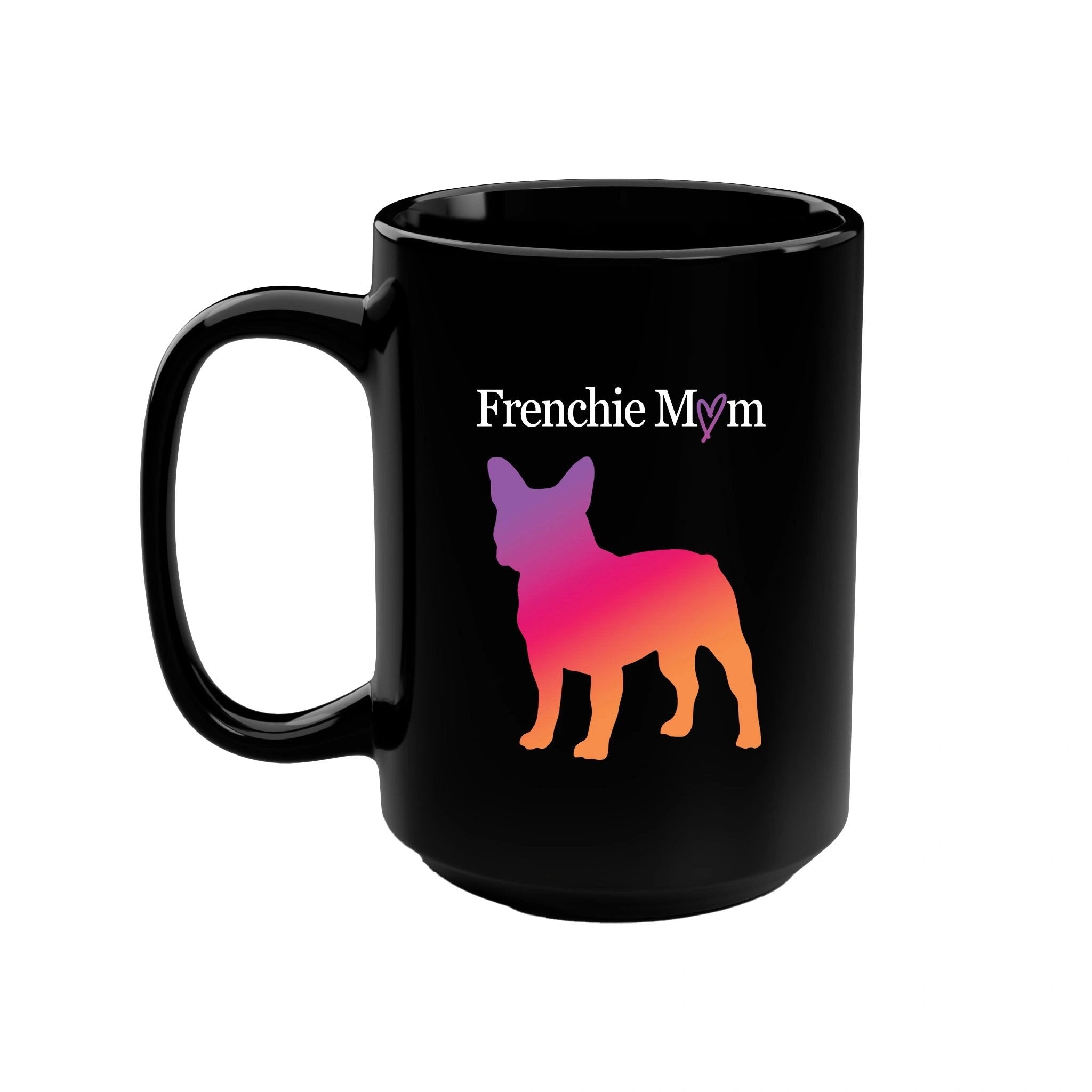 Custom Breed Mom Dog Silhouette Ceramic 15 Ounce Coffee Mug - custom-breed-mom-dog-silhouette-ceramic-15-ounce-coffee-mug