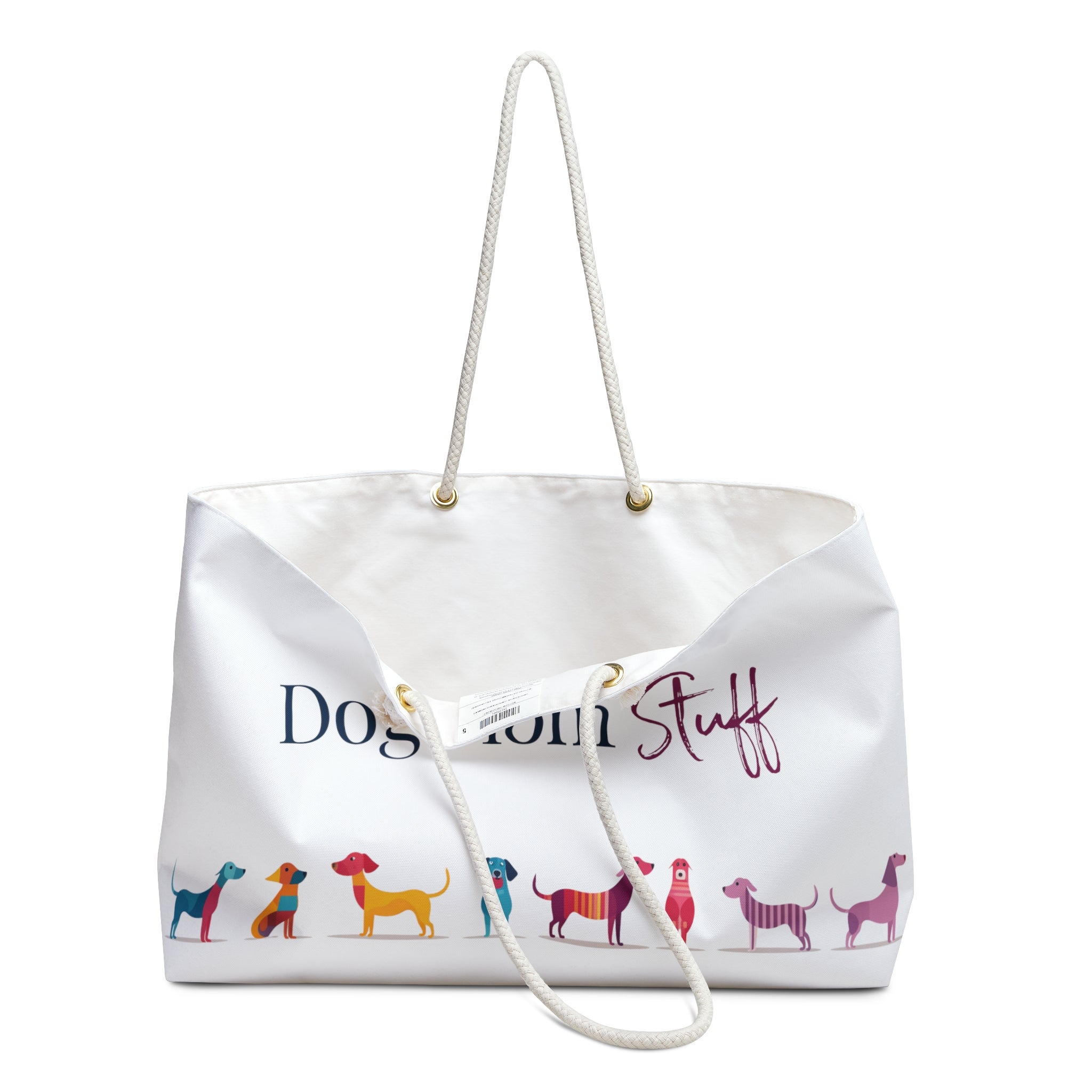 Dog Mom Stuff Weekender Bag | 6 Colors - dog-lover-dog-mom-stuff-weekender-tote-bag