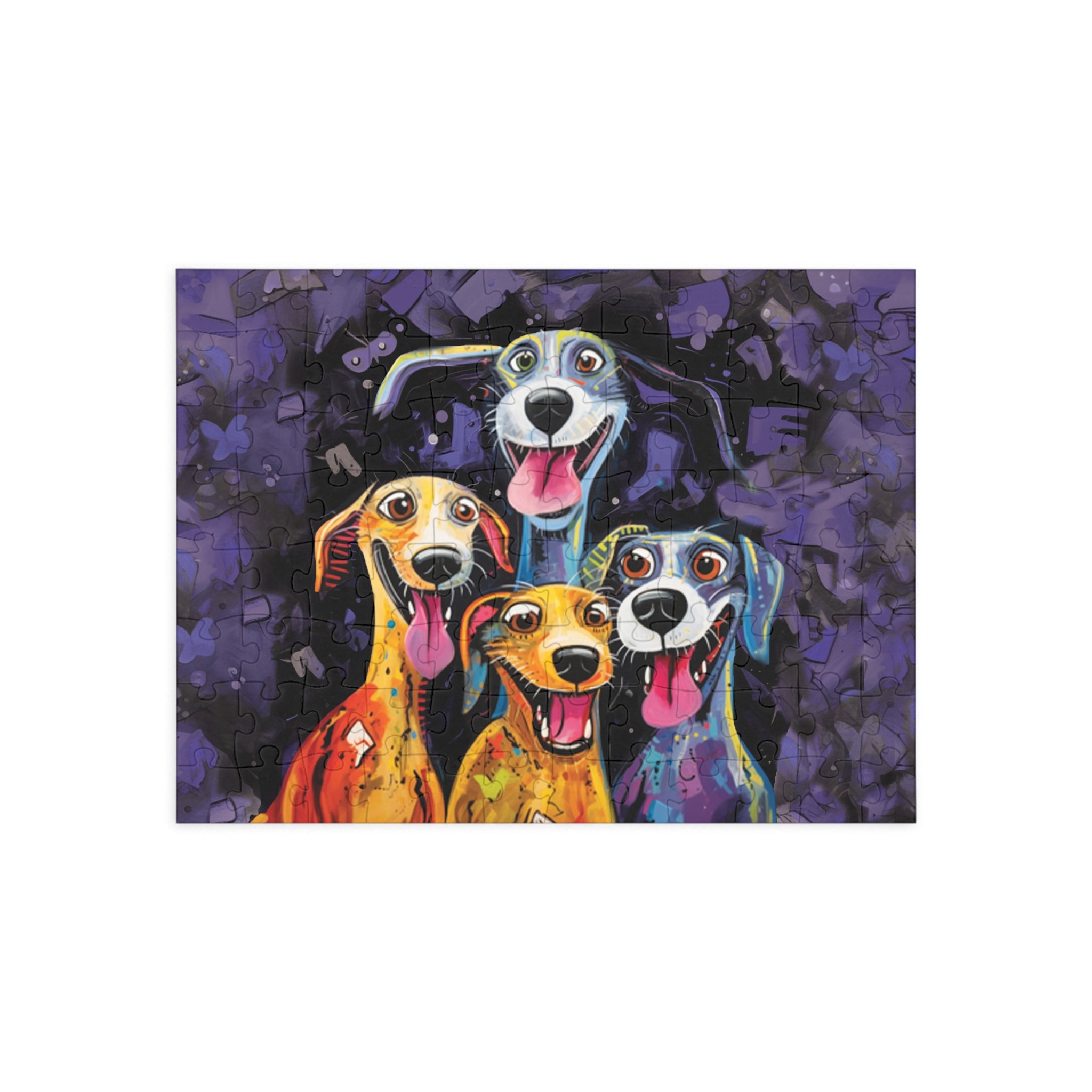 Cookie Time Happy Whimsical Original Dog Art Jigsaw Puzzle + Matching Gift Box - cookie-time-happy-whimsical-original-dog-art-jigsaw-puzzle-matching-gift-box