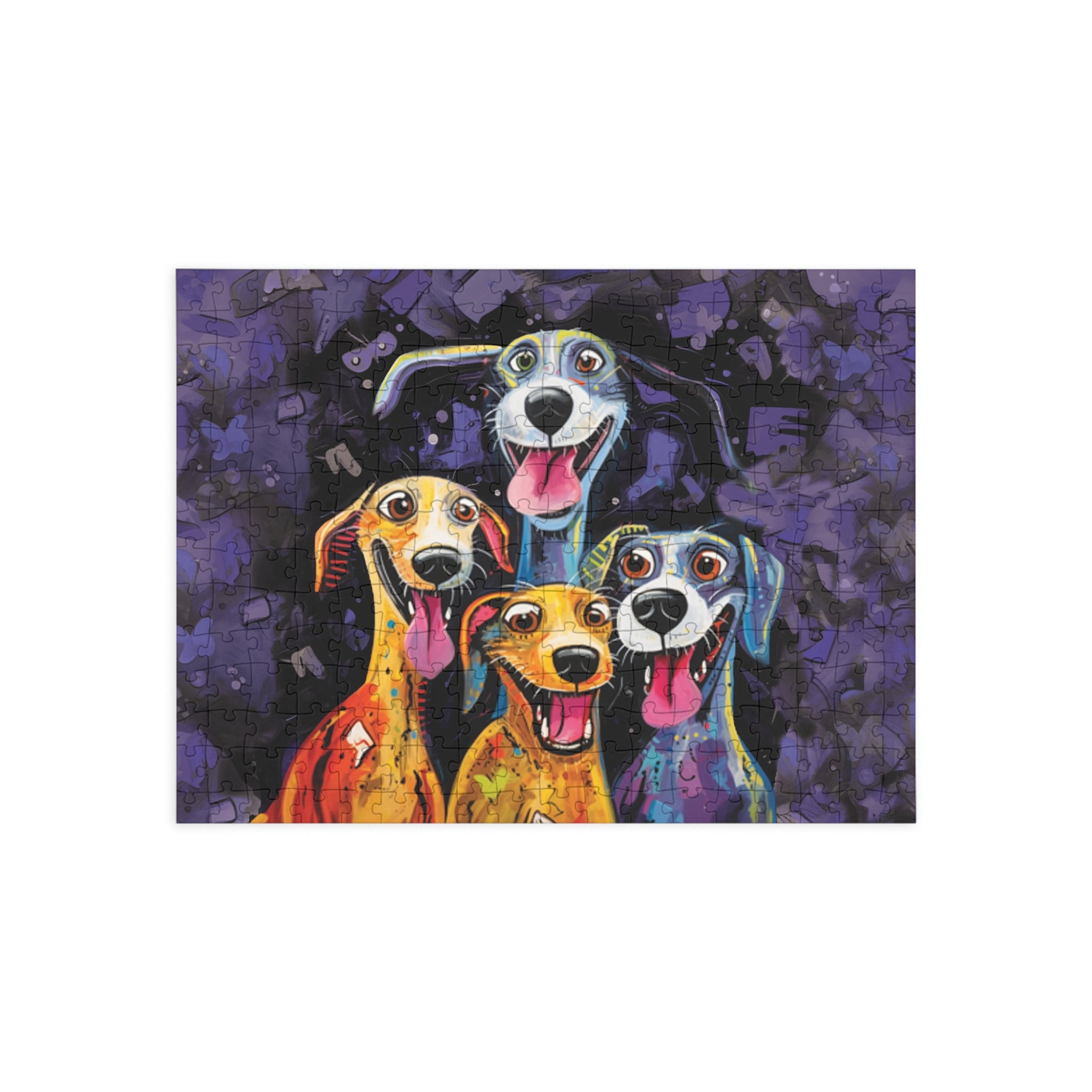 Cookie Time Happy Whimsical Original Dog Art Jigsaw Puzzle + Matching Gift Box - cookie-time-happy-whimsical-original-dog-art-jigsaw-puzzle-matching-gift-box