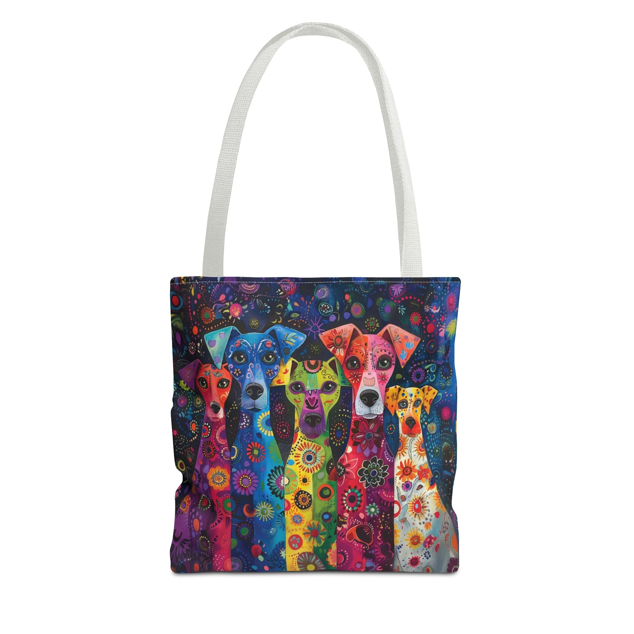 Exotic Whimsical Dog Art Tote Bag - exotic-whimsical-dog-art-tote-bag