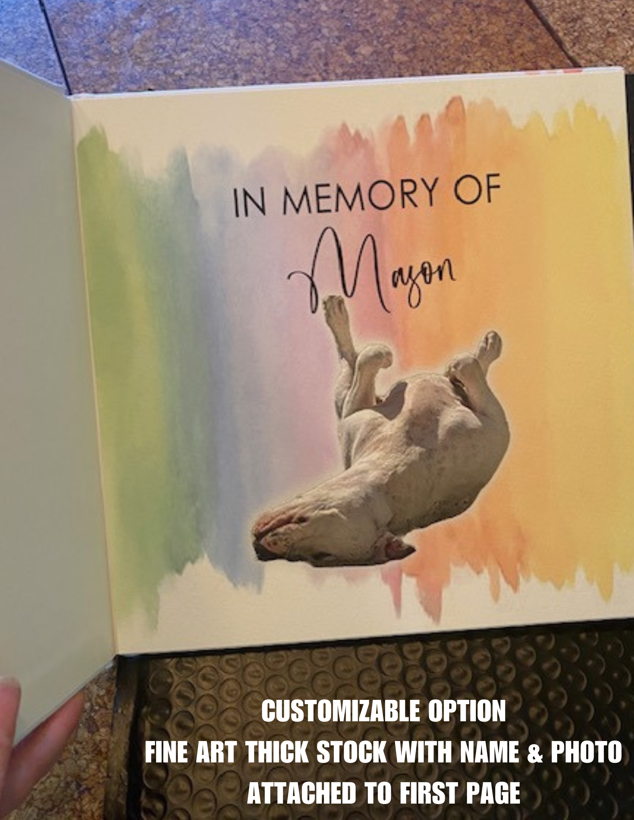 The Things I'll Remember: A Journal in Honor of My Dog On the Other Side of the Rainbow Bridge