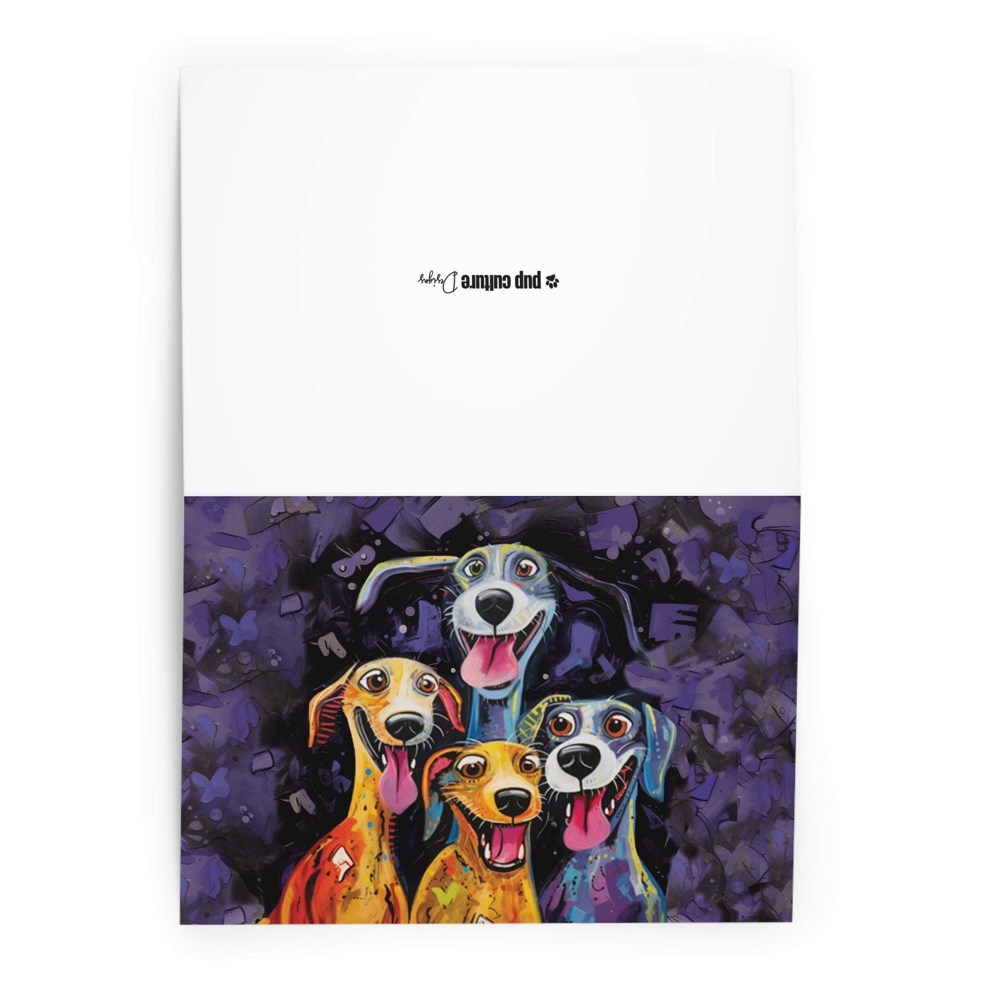 Cookie Time Whimsical Artist-Inspired Dog Art Greeting Card 5-Pak