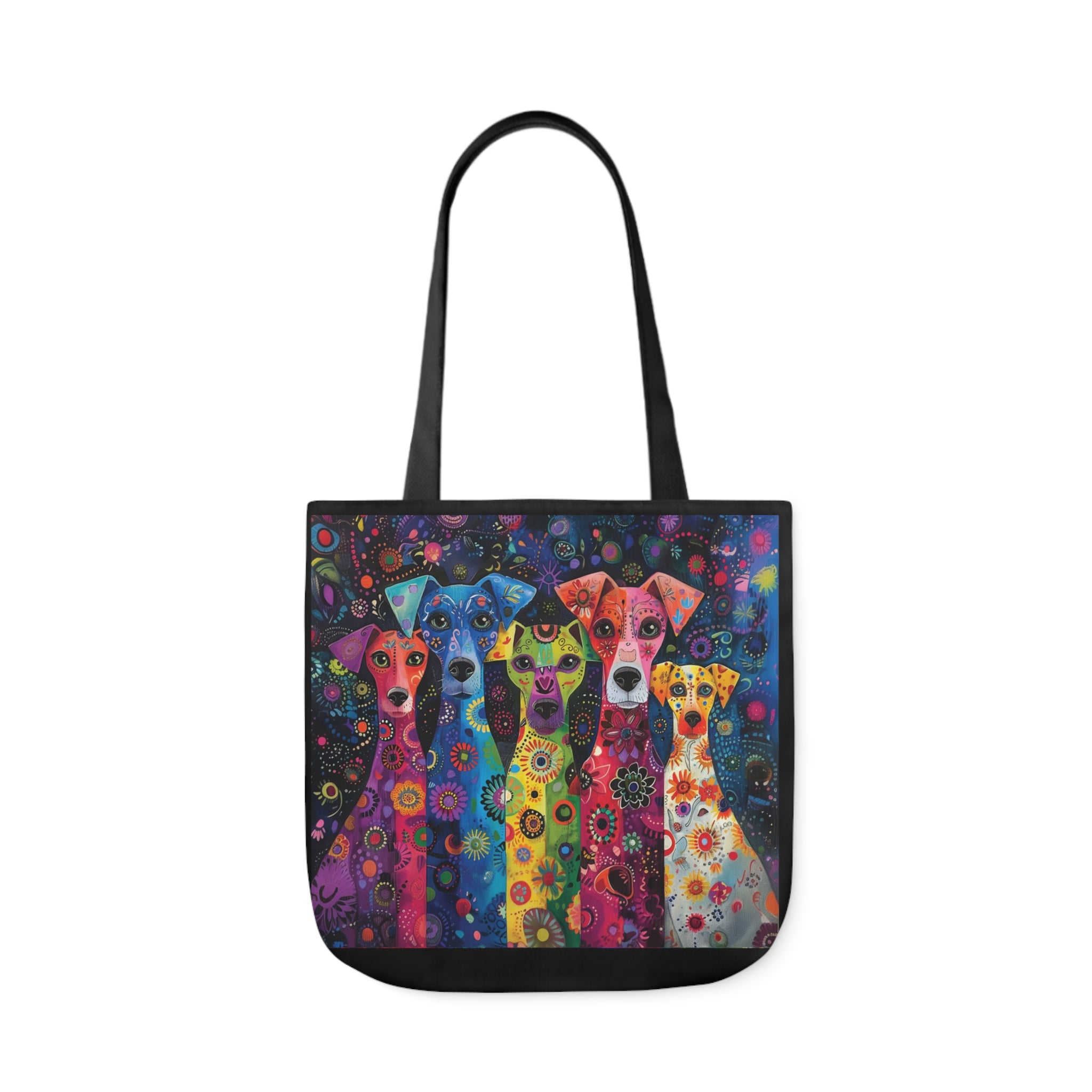 Exotic Whimsical Dog Art Tote Bag - exotic-whimsical-dog-art-tote-bag