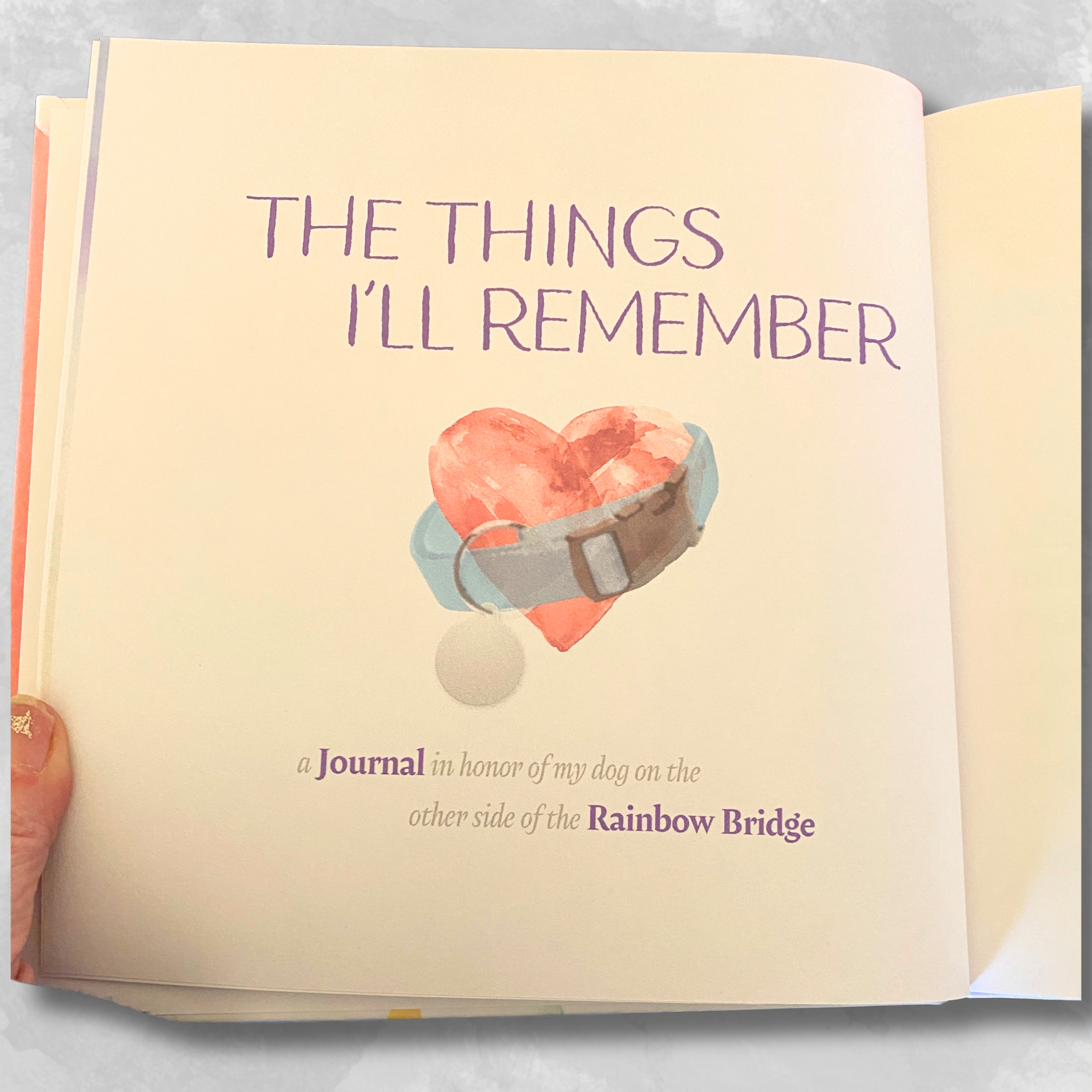 The Things I'll Remember: A Journal in Honor of My Dog On the Other Side of the Rainbow Bridge - the-things-ill-remember-a-journal-in-honor-of-my-dog-on-the-other-side-of-the-rainbow-bridge