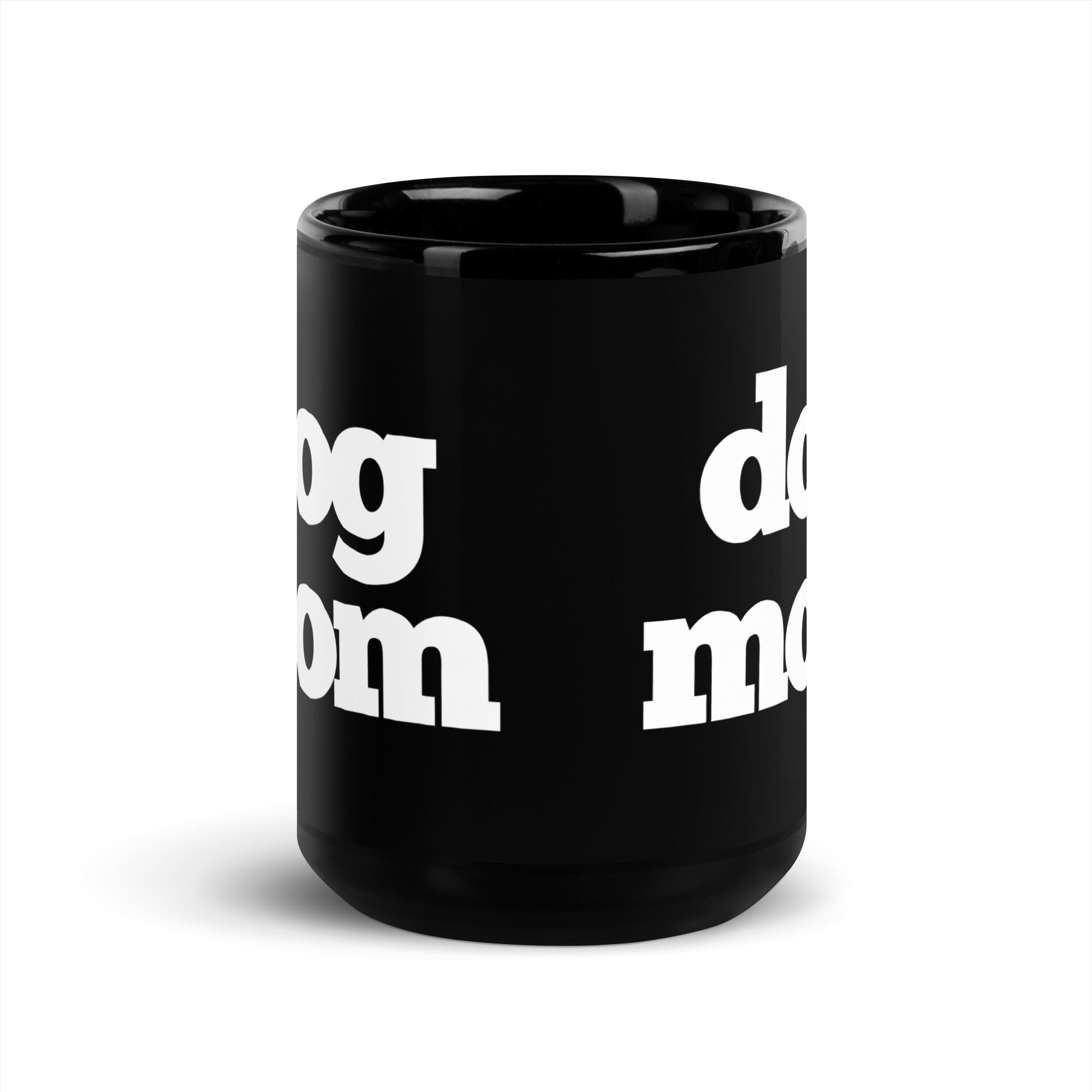 Dog Mom Coffee Mug | White or Black - dog-mom-glossy-coffee-mug-white-or-black