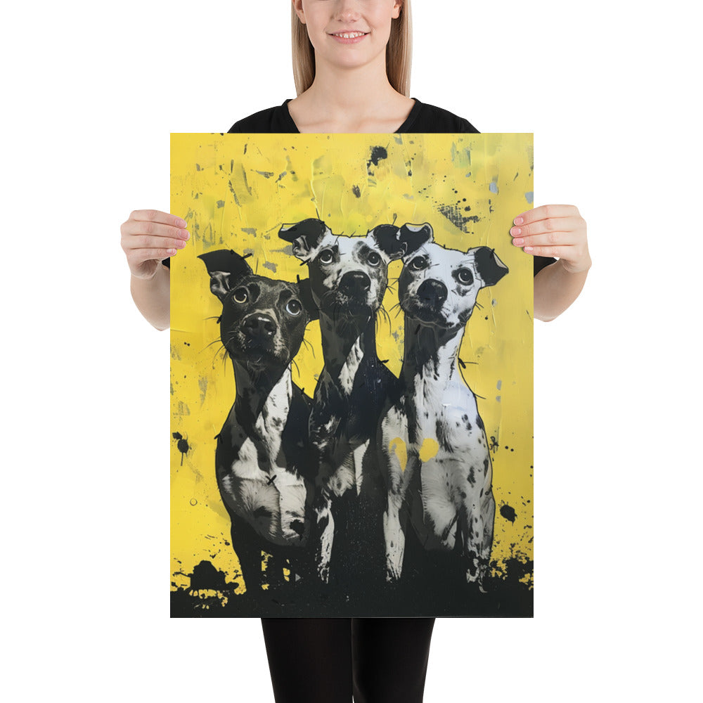 3 Dog Night Dog Art Poster Print - 3-dog-night-dog-art-poster-print