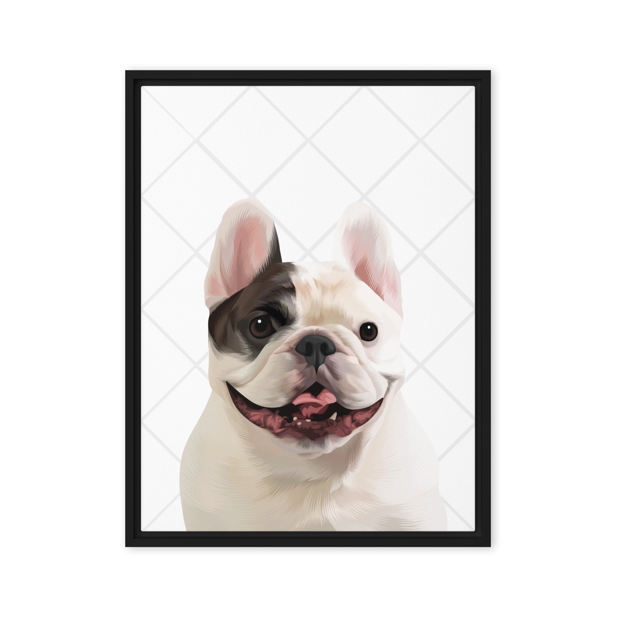 Modern Dog Portrait | Lattice - custom-modern-dog-portrait-lattice