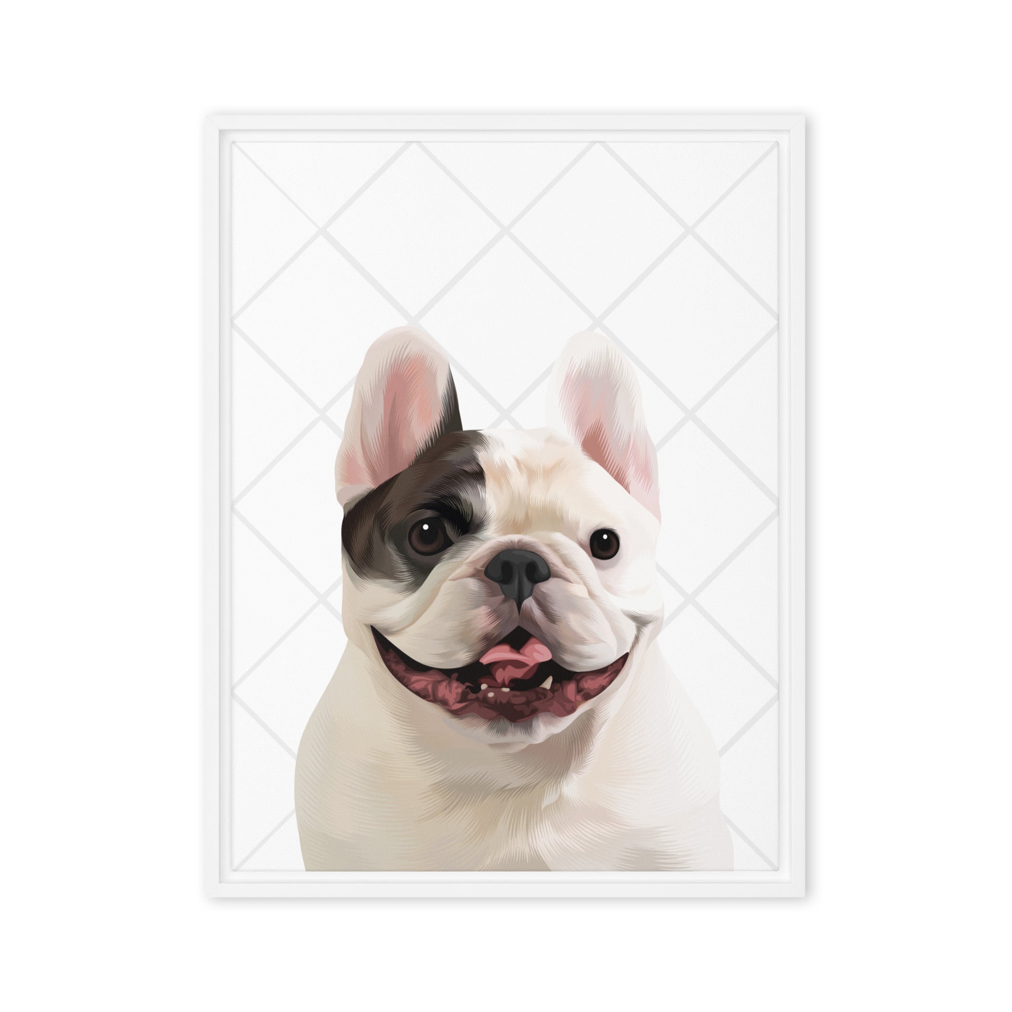 Modern Dog Portrait | Lattice - custom-modern-dog-portrait-lattice