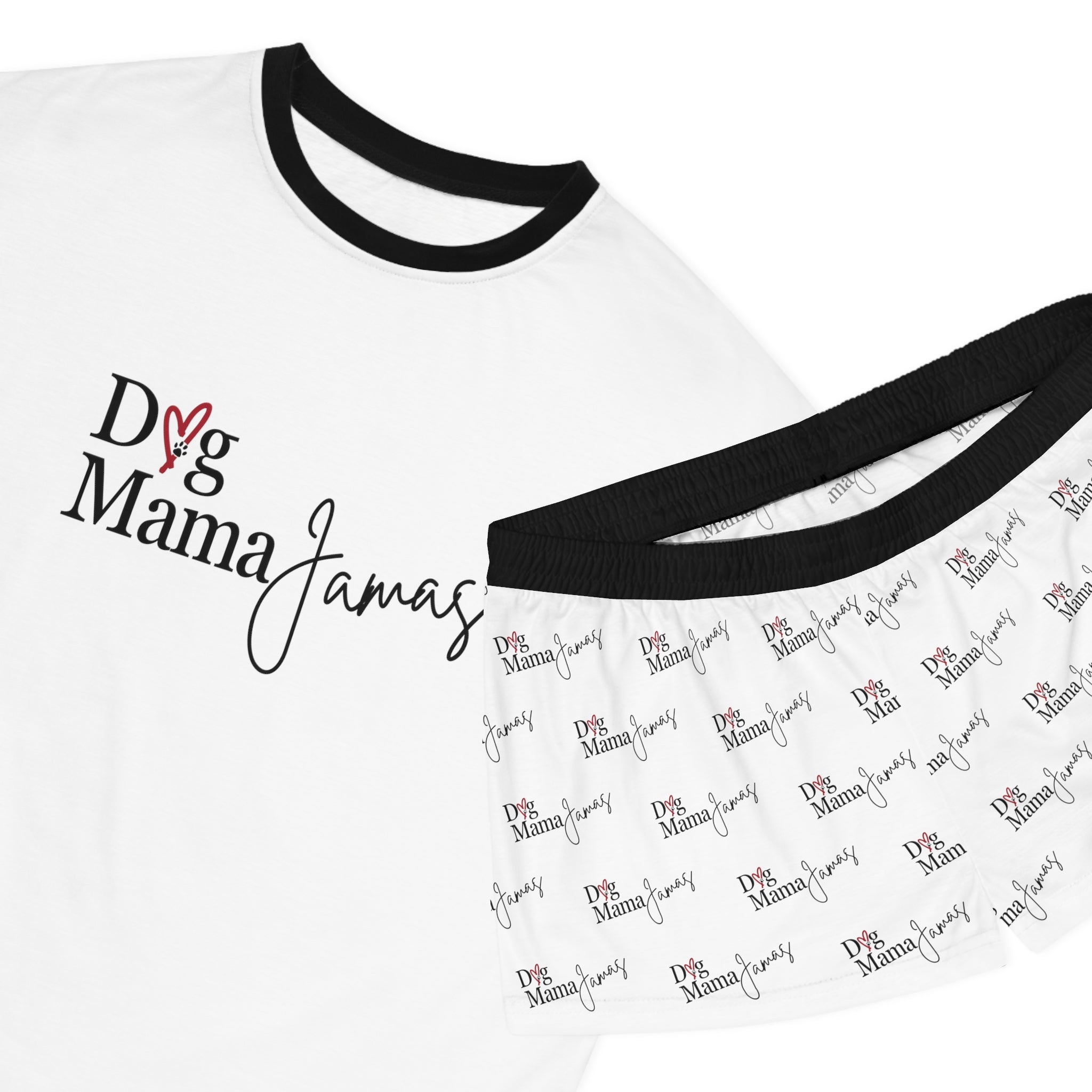 DOG MAMA-Jamas Soft Women's Short Pajama Set | 8 Color Options - Pajamas
