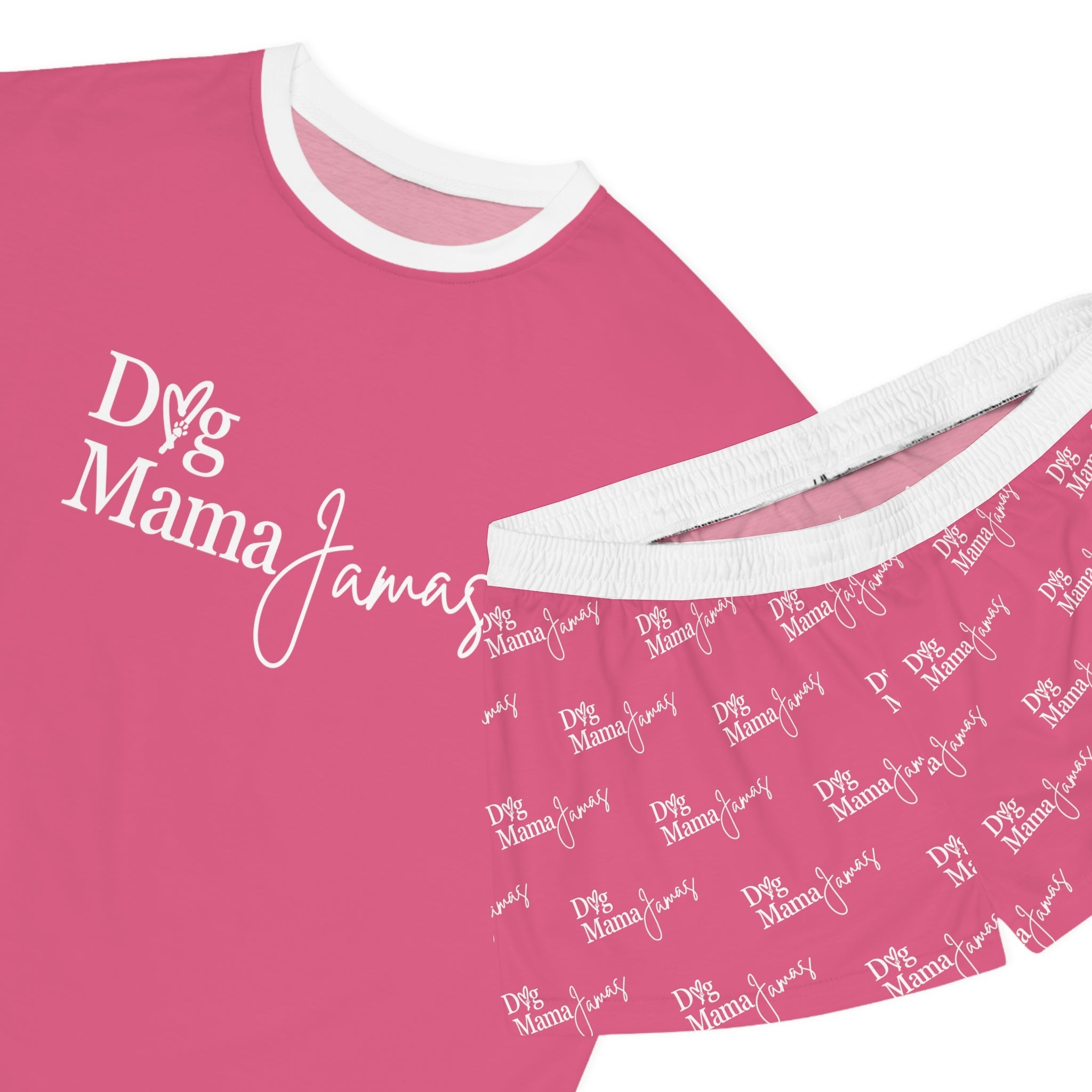 DOG MAMA-Jamas Soft Women's Short Pajama Set | 8 Color Options - Pajamas