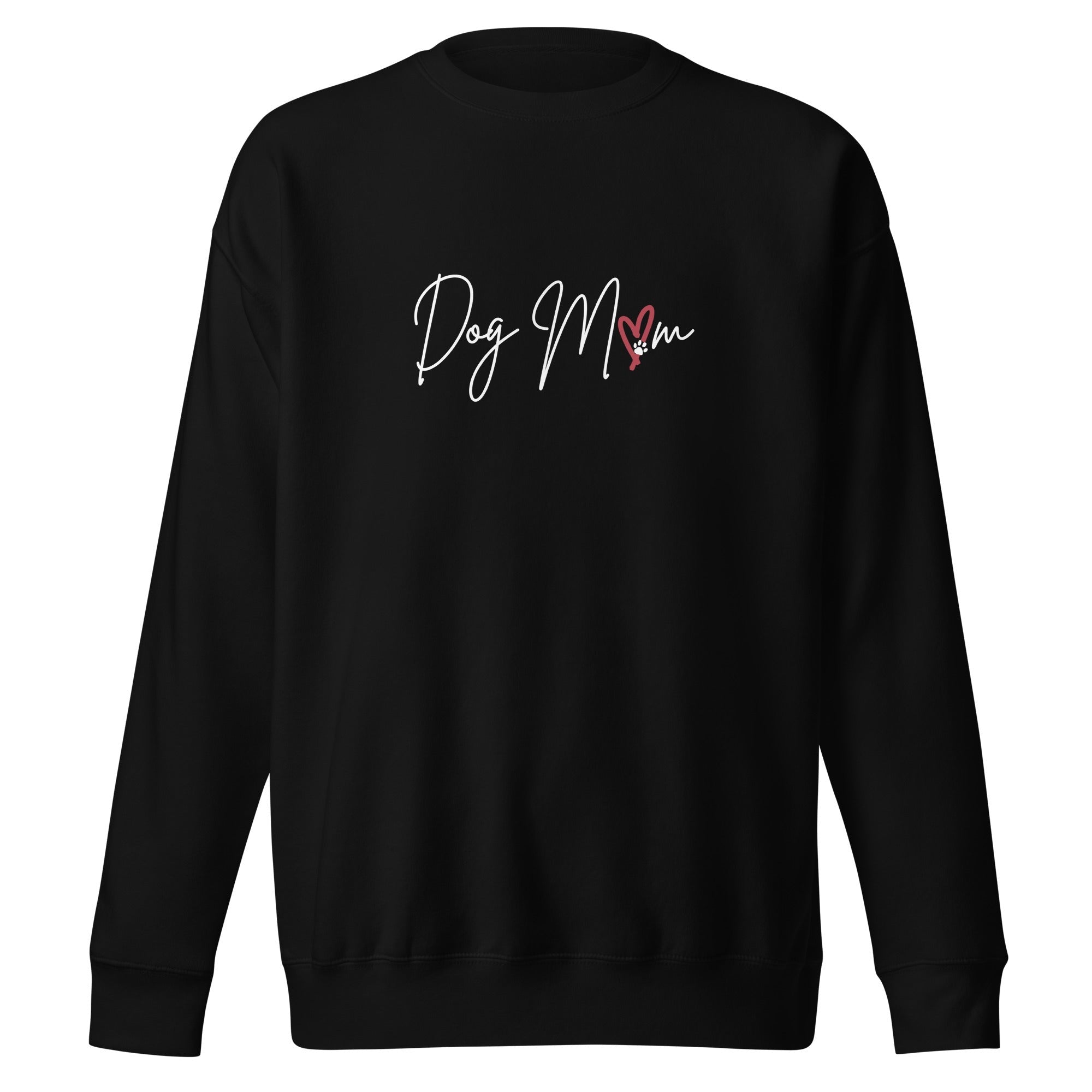 DOG MOM Stylized Premium Crewneck Sweatshirt | Choice of Placements